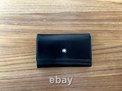 Mont Blanc Leather Key Holder Wallet Black