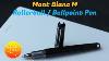 Mont Blanc M Ballpoint Pen Hands On Writing Sample