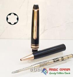 Mont Blanc Meisterstuck 164 Ballpoint Pen Black Gold Functional Ex Condition S5