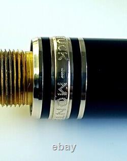 Mont Blanc Meisterstuck 164 Ballpoint Pen Black Gold Functional Immaculate S55