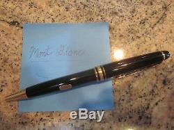 Mont Blanc Meisterstuck Ball Point Pen 164 Black With Gold Trim
