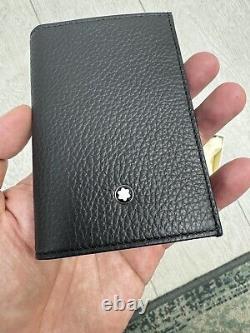 Mont Blanc Meisterstuck Business Card Holder Black RRP £220 Soft Grain