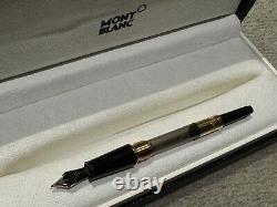 Mont Blanc Meisterstuck Classique Fountain Pen Red Gold Coated 145 MB112676