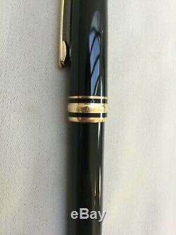 Mont Blanc Meisterstuck Classique Gold-Coated Ballpoint Pen with Pen Pouch
