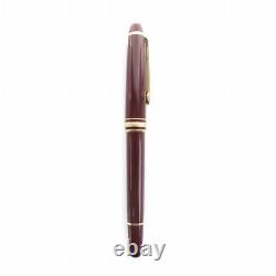 Mont Blanc Meisterstuck Fountain Pen Writing Utensil Stationery Logo 14K 585 Bor