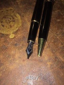 Mont Blanc Meisterstück Gold Coated Classique x Authentic Fountain / Ball Point