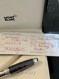 Mont Blanc Meisterstuck Legrand Solitaire Ceramics Black Prisma FP Retail £1180