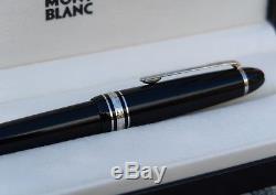 Mont Blanc Meisterstuck Platinum Line Le Grand Black Ballpoint Pen 7569 (Unused)