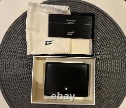 Mont Blanc Meisterstuck Soft Grain Wallet 6CC Black Original Box