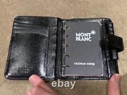 Mont Blanc Meisterstuck small leather organiser. Good Condition