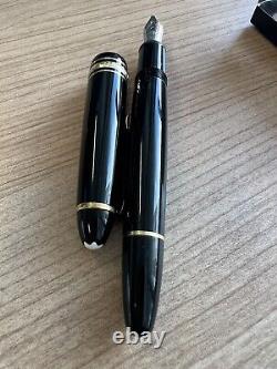 Mont Blanc Montblanc Meisterstuck 146 Gold coated in Le Grand Pen stand