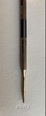 Mont Blanc No. 184 Lever Ballpoint Pen Gold Black (Bear Engraving) Refill Weak