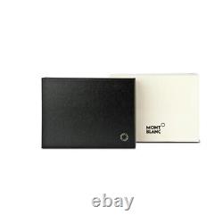 Mont Blanc Passport Holder Black Leather Meistersuck Soft Grain 113308