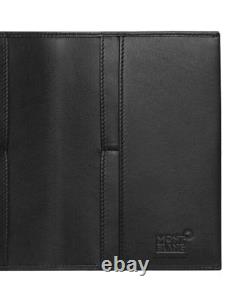 Mont Blanc Passport Holder Black Leather Nightflight 118284