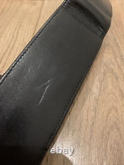 Mont Blanc Pen Holder Black Leather Two Pen Capacity Pop