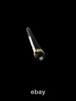 Mont Blanc Pix Ballpoint Pen black with Gold Clip Incl. Voucher for engraving