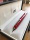 Mont Blanc Rollerball Pen Product Red limited edition NEW IN BOX + cartridge