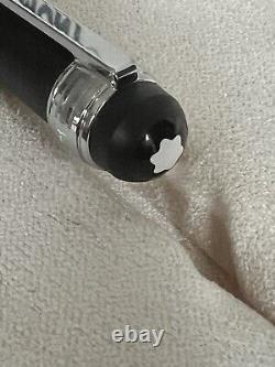 Mont Blanc Scenium Ballpoint Pen, Satin Black/platnum