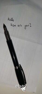 Mont Blanc Starwalker Fountain pen with refills Mint Condition