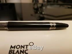 Mont Blanc Starwalker Platinum Resin Fountain Pen MODEL 25628