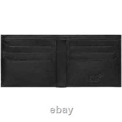 Mont Blanc Wallet Nightflight Black Leather 6cc 118274