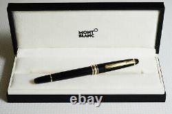 Mont Blanc gold-coated classique Meisterstuck rollerball pen MB75954 black