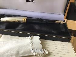 Mont Blanc legrand 146 Silver Cap retired rare edition fountain pen M nib 18k