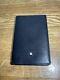 Mont Blanc men's black leather bi-fold card holder