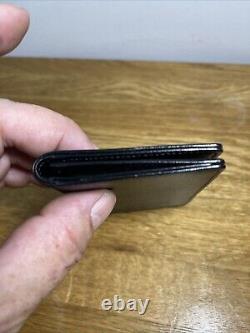 Mont Blanc men's black leather bi-fold card holder