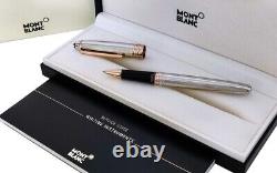 Mont blanc Meisterstuck Solitaire Sterling Silver Classique Pen with Copper Trim