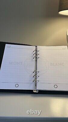 MontBlanc A5 Refillable Notebook Organizer Conference Book Calendar 2022-2024