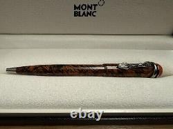 MontBlanc Ballpoint Pen Serpent Black Red Marble Rouge Noir 119854 Brand New