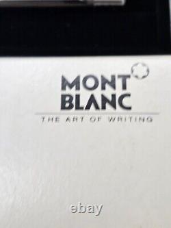 MontBlanc Slimline Noblesse Silver Ballpoint Pen With Box