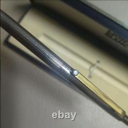 MontBlanc Slimline Noblesse Silver Gold Ballpoint Pen 10