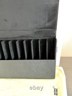 Montblanc 12 Pen Pouch / Case Meisterstuck Soft Grain 118741 Full Set