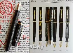 Montblanc 126 PL Pen & Pencil Set. 1930. 14C 235 F/M FULL Flex Nib. ULTRA Rare