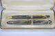 Montblanc 144/172 Gray Striped Set Pen