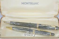 Montblanc 144/172 Gray Striped Set Pen