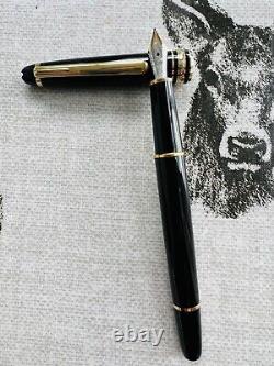 Montblanc 144 Classique fountain pen, 14k M nib, ink convertor