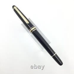 Montblanc 144 Fountain Pen, 14k Gold Nib, Boxed, VGC