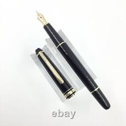 Montblanc 144 Fountain Pen, 14k Gold Nib, Boxed, VGC