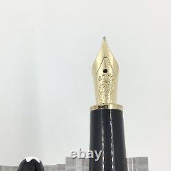 Montblanc 144 Fountain Pen, 14k Gold Nib, Boxed, VGC