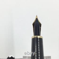 Montblanc 144 Fountain Pen, 14k Gold Nib, Boxed, VGC