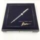 Montblanc 145 classique platinum line, Chopin fountain pen, Ob 14k Nib, Nr Mint