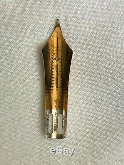 Montblanc 149 Pen's Nib only, (Bi-color, 18K, Medium size). Exc. Condition