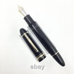 Montblanc 149 fountain pen, 18k gold nib, VGC