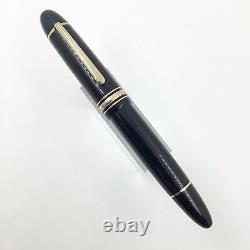 Montblanc 149 fountain pen, 18k gold nib, VGC