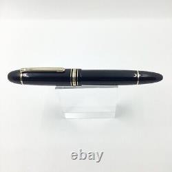 Montblanc 149 fountain pen, 18k gold nib, VGC