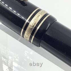 Montblanc 149 fountain pen, 18k gold nib, VGC