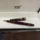 Montblanc 163-Meisterstuck Classique Platinum Rollerball RED